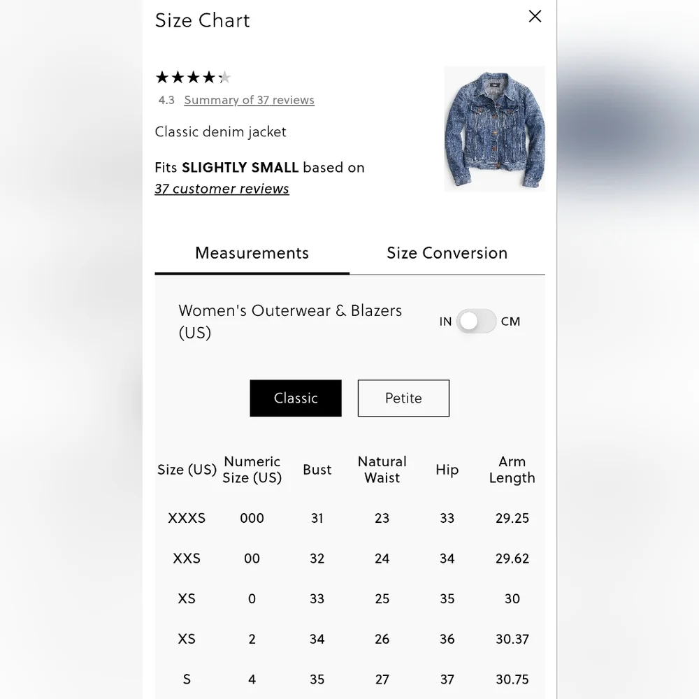 J. Crew Classic Indigo Denim Jean Jacket - Women's Size XS - Picture 12 of 12